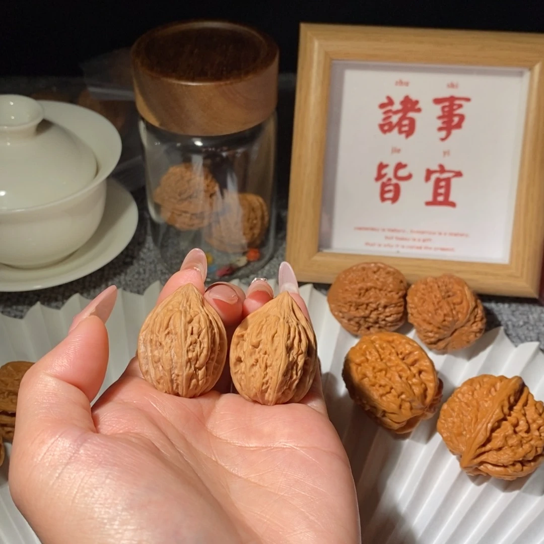 文玩核桃吊坠瓷瓶鸭嘴28