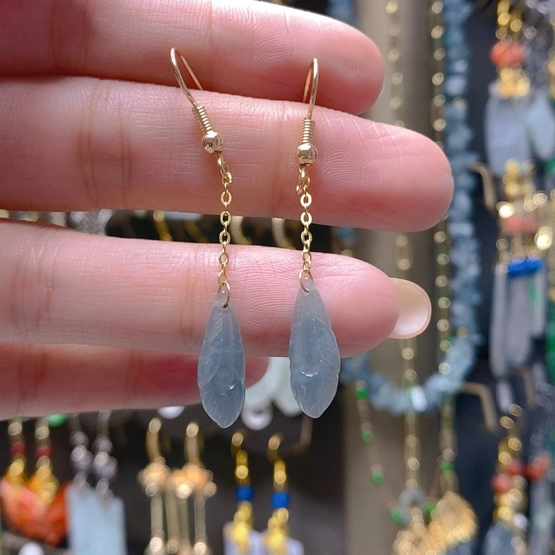 未镶嵌翡翠耳饰翡翠