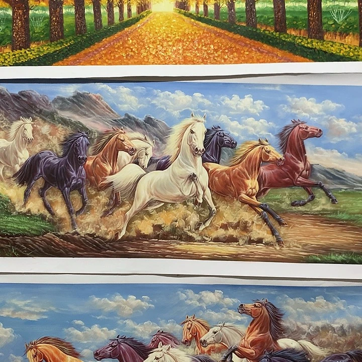 油画70*180手绘油画