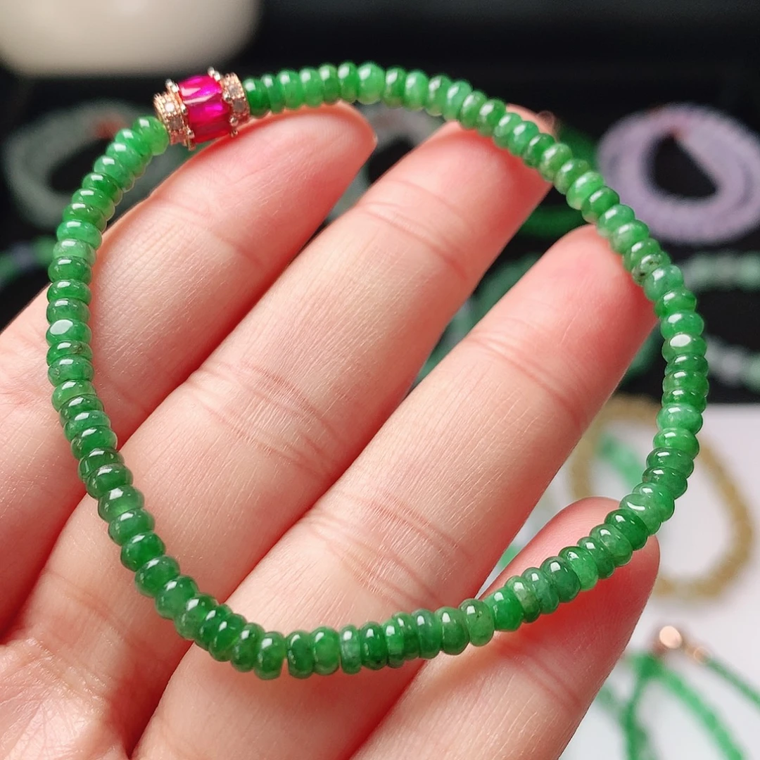 翡翠未镶嵌手链翡翠