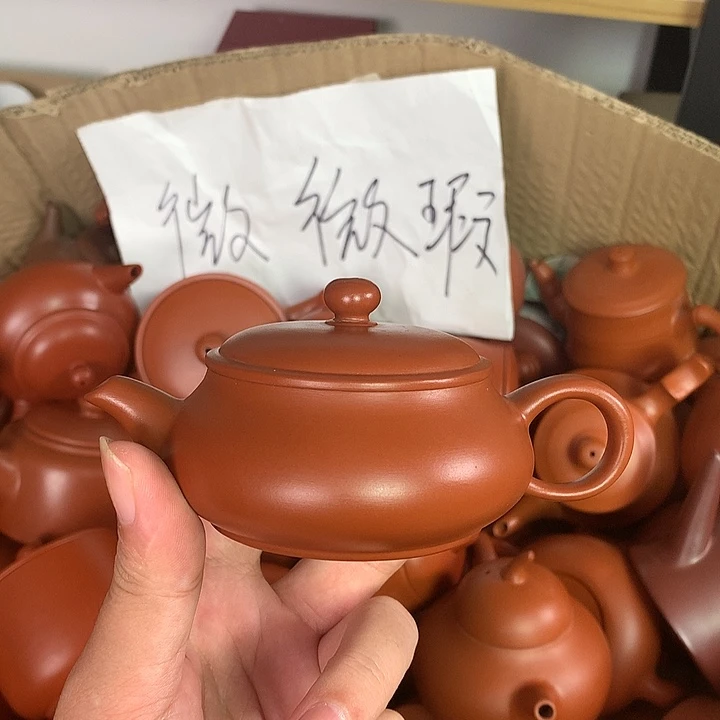 原矿朱泥茶具茶壶家用130