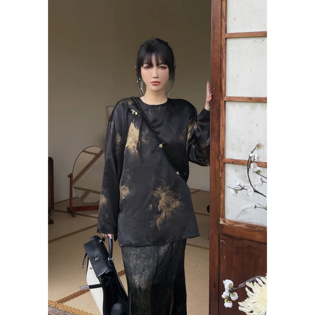 【001小号孤】新中式国风链接网红提花中国风