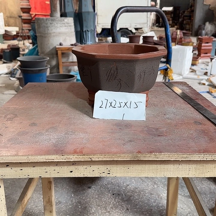 紫砂花盆盆景盆盆