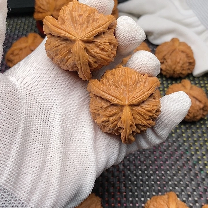 樱***蛋手串/手链核桃拼接白狮子11
