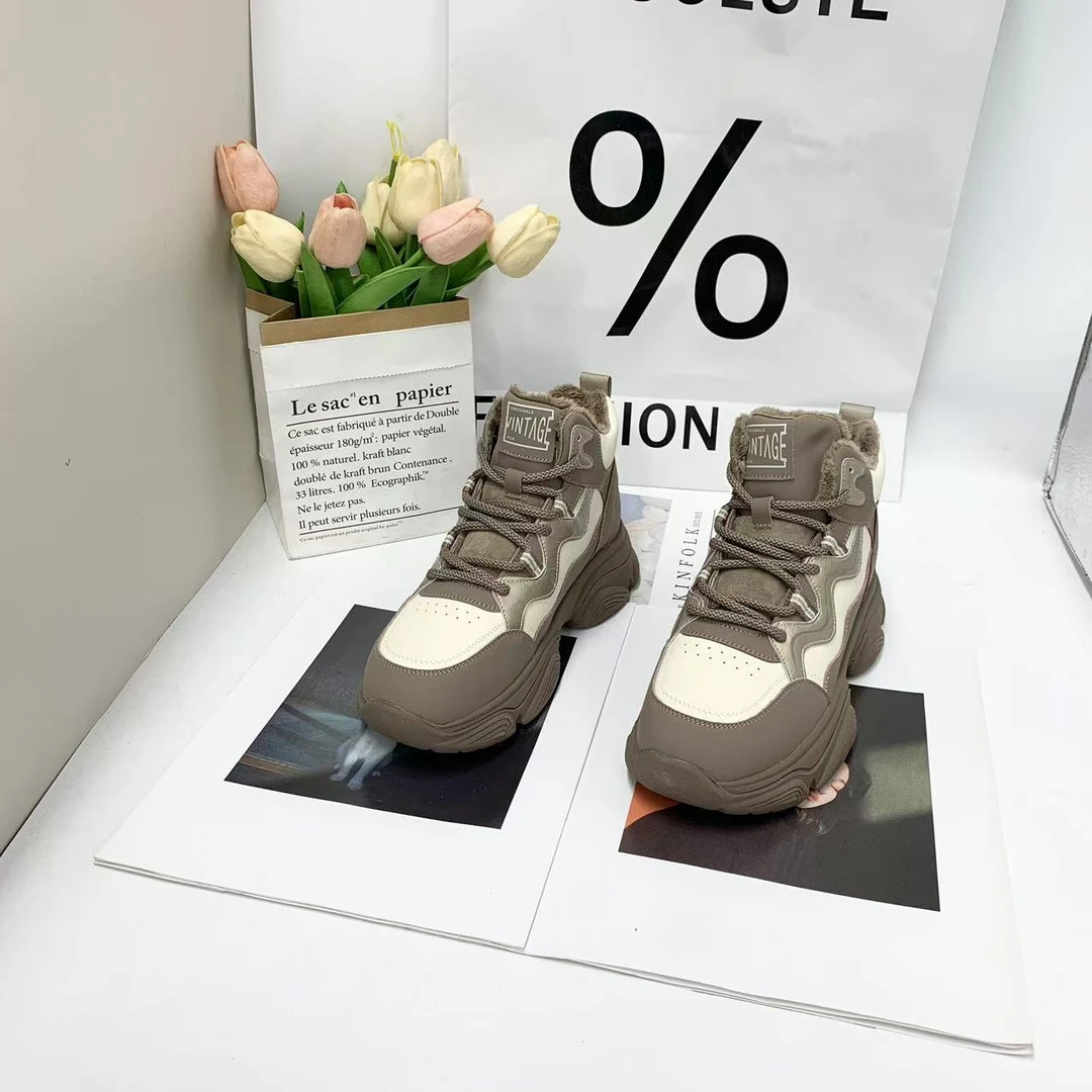 新款气质休闲百搭女士{二棉}休闲鞋A/YRM/90183-3