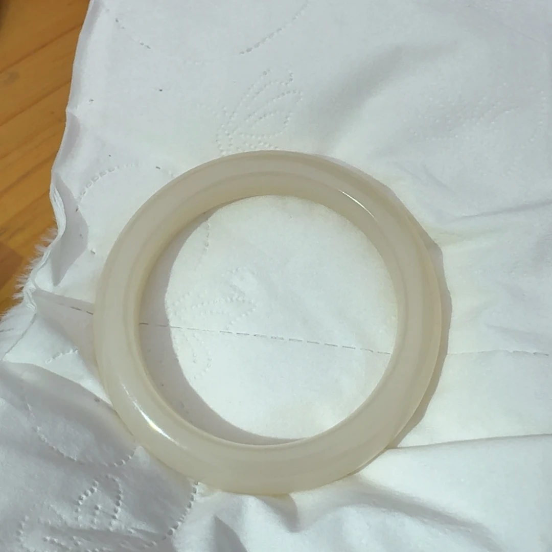 和田玉颈饰未镶嵌藕粉手镯TZ多样性拍一发一