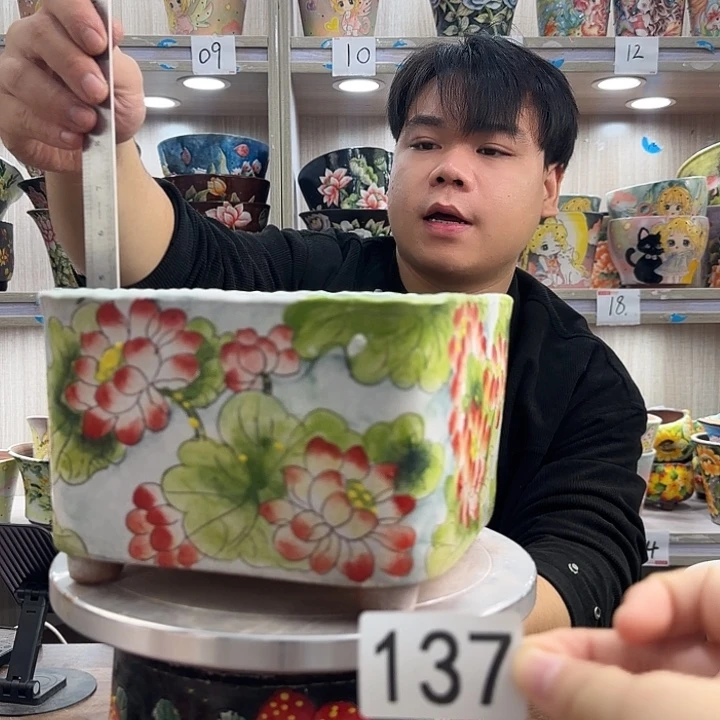 紫砂花盆瑕疵瑕疵137