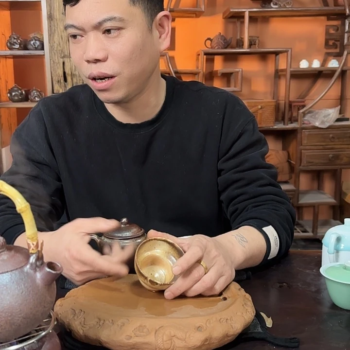紫砂柴烧白泥葫芦