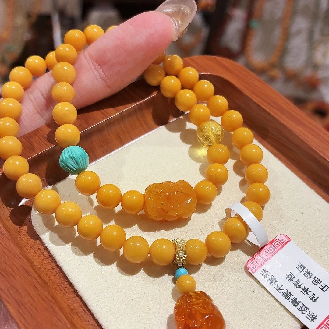 蜜蜡未镶嵌手链手串