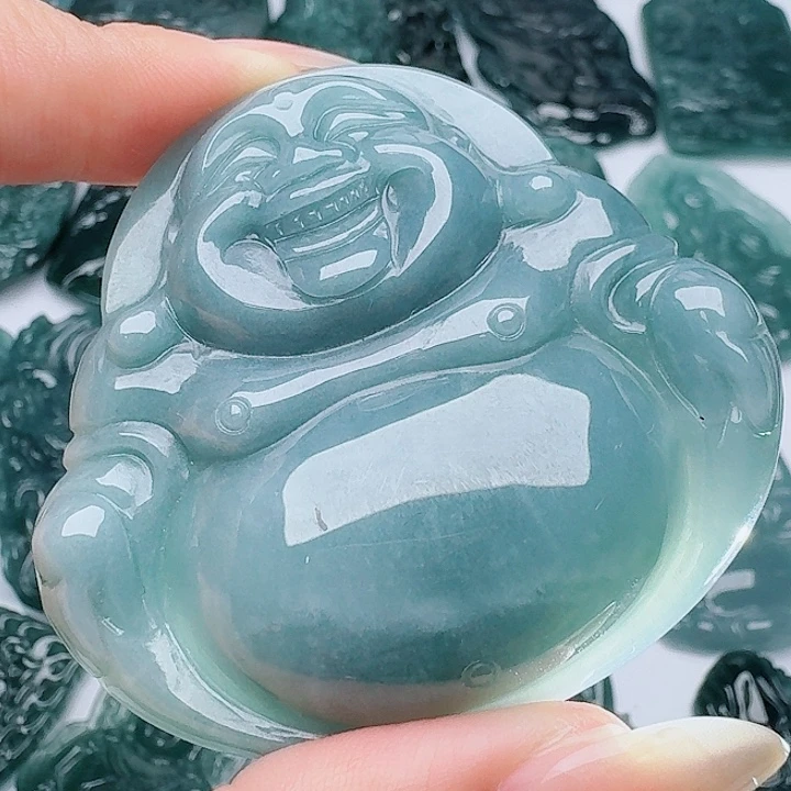 翡翠未镶嵌颈饰天然的A货翡翠多样性发其一
