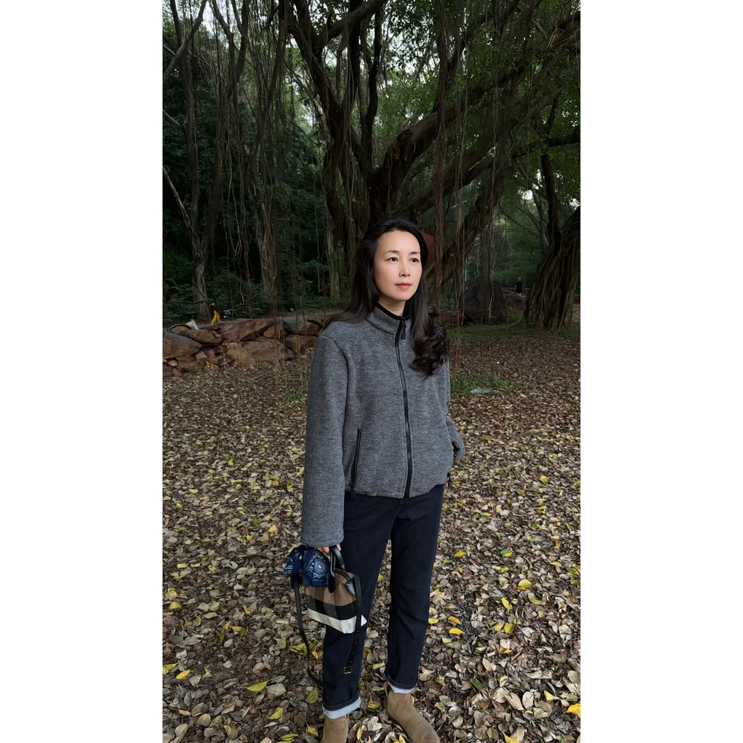 秋冬新款时尚立领摇粒绒宽松拉链上衣外套MA5SYDZ1029