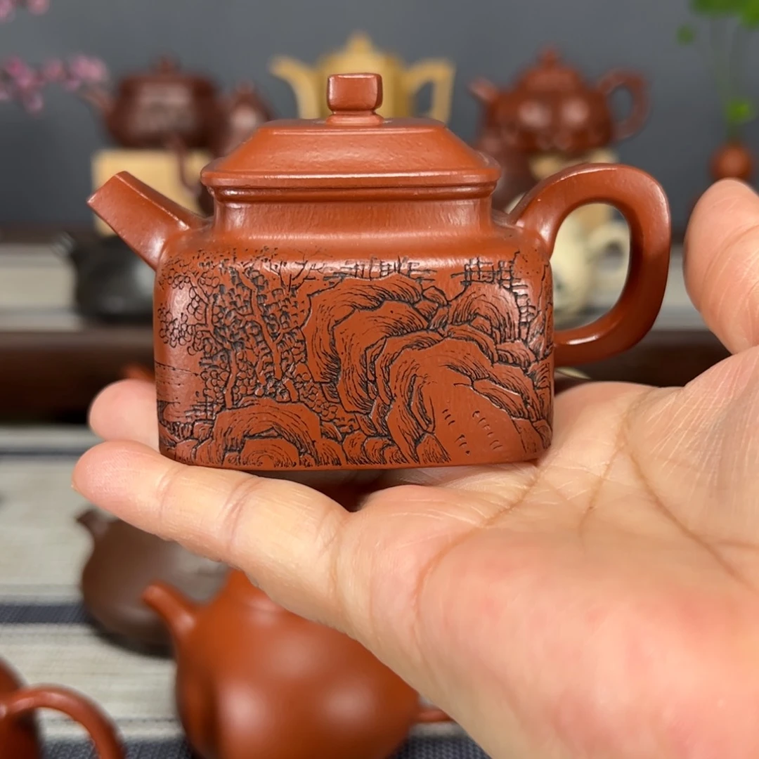 紫砂茶壶心**海四方德钟