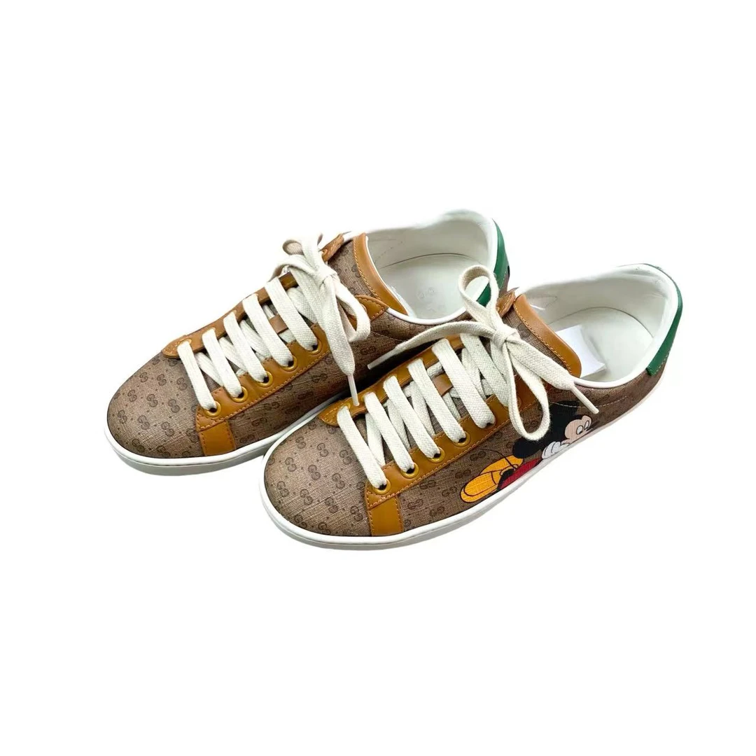 99新 GUCCI/古驰  yy零一四九 迪士尼联名体闲板鞋 35.5码