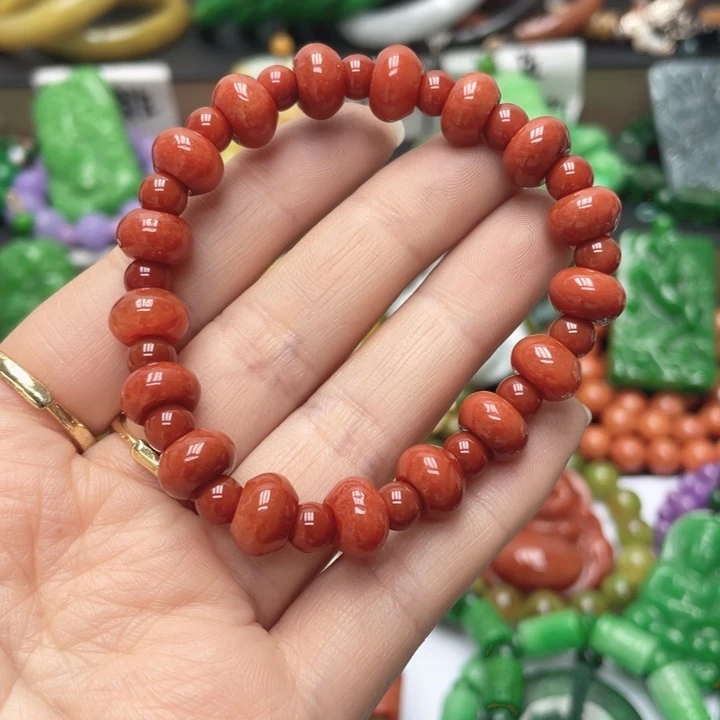 翡翠未镶嵌手链手链71