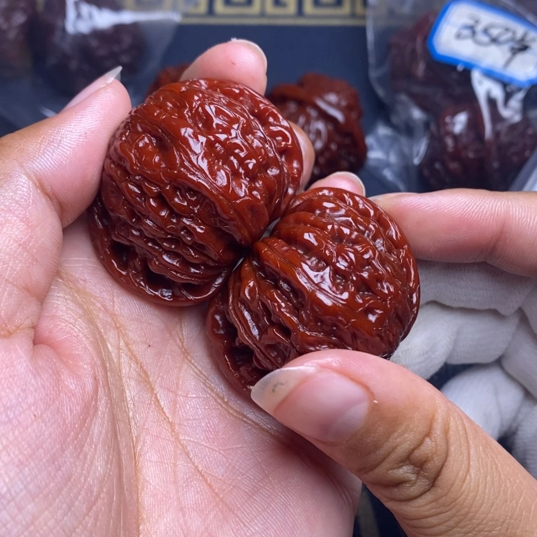 黎***戏吊坠文玩核桃磨盘43