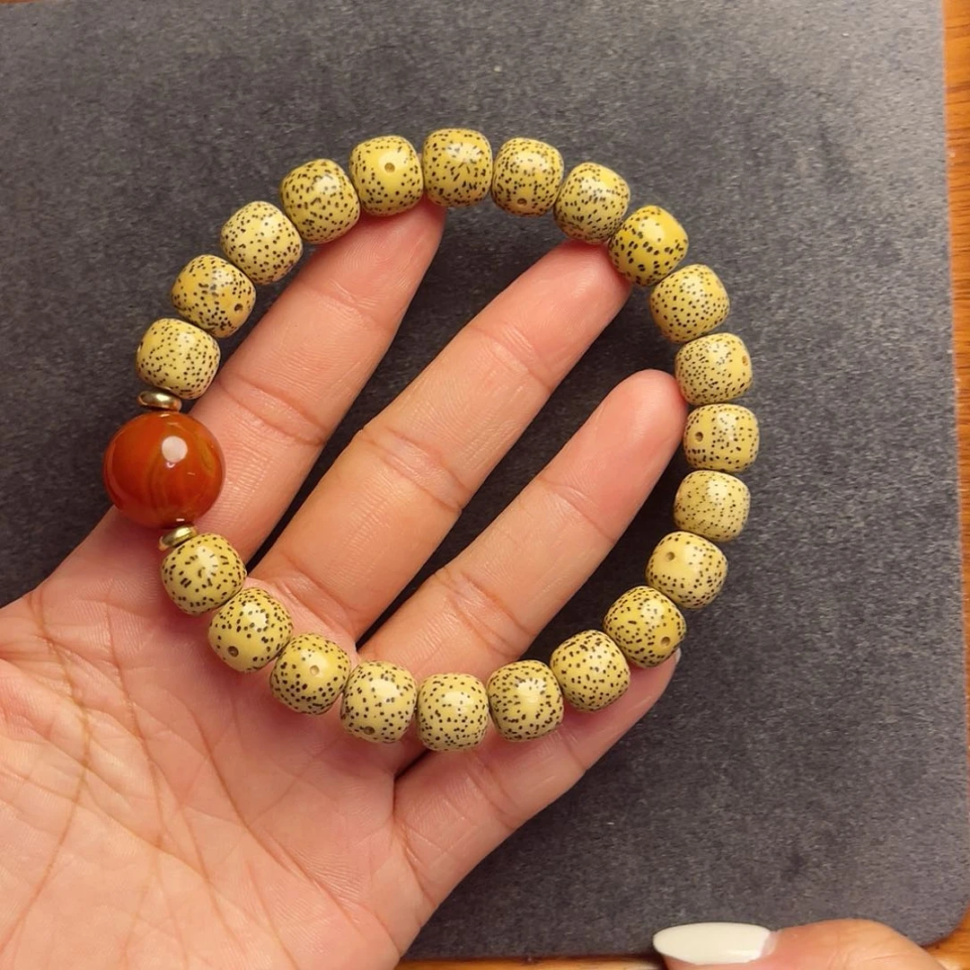 星月菩提吊坠老型桶珠星月