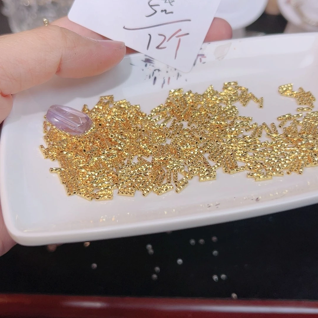 紫晶珠宝半成品银S925镀金镶嵌200