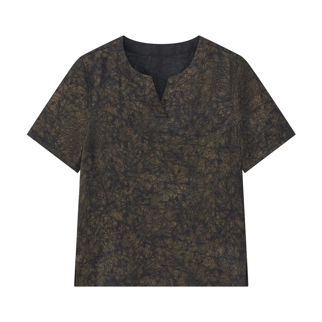 古法鎏金香云纱双面双穿上衣