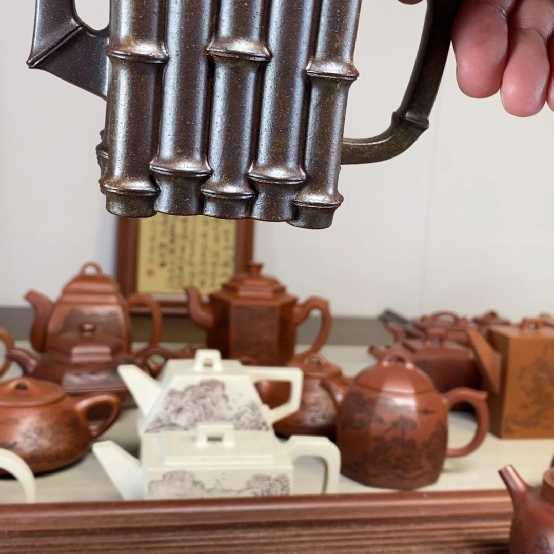 茶壶紫砂原矿泥料传统工艺制作