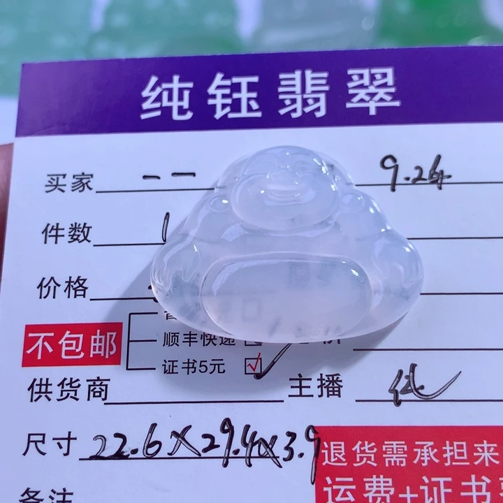 一***一颈饰未镶嵌翡翠缅甸翡翠