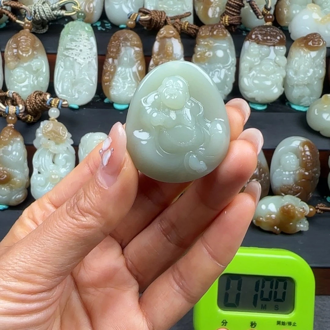 和田玉挂件未镶嵌小****爱