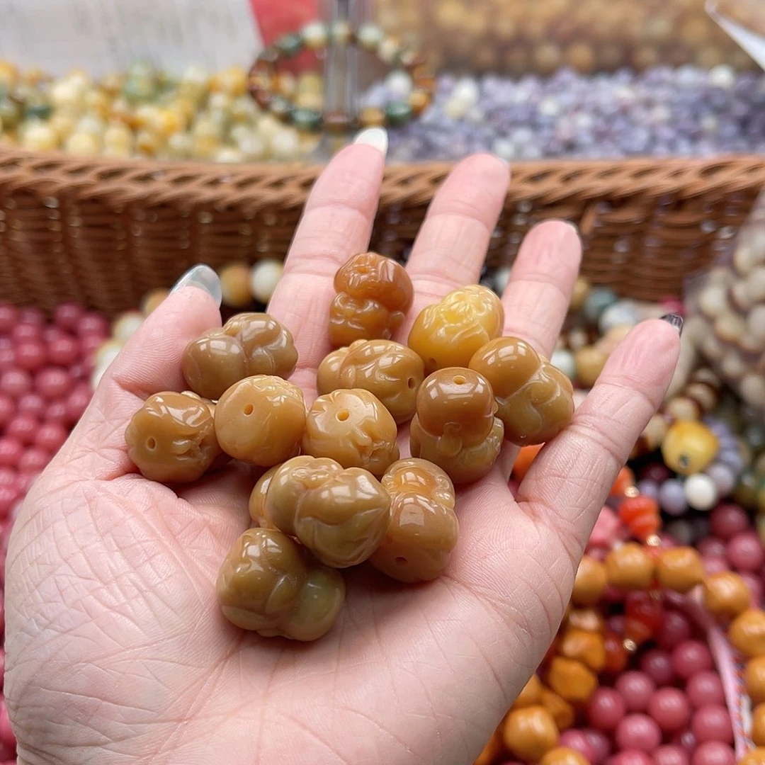 白玉菩提吊坠Q/16mm/5颗