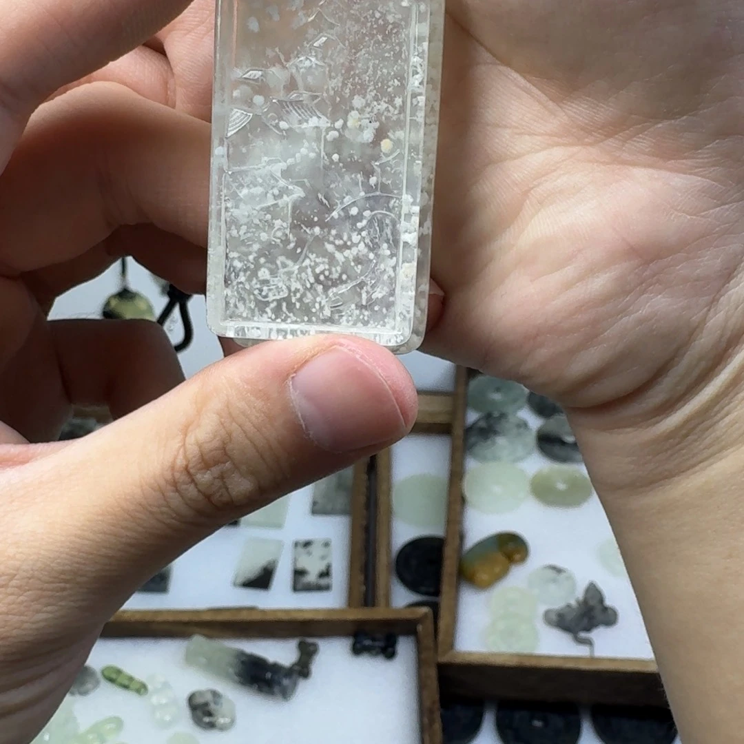 蛇纹石玉吊坠未镶嵌*️***