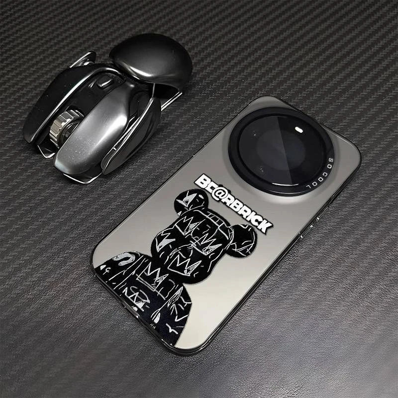 黑色暴力熊适用华为mate70Pro手机壳mate60小众P70/60/50防摔保护