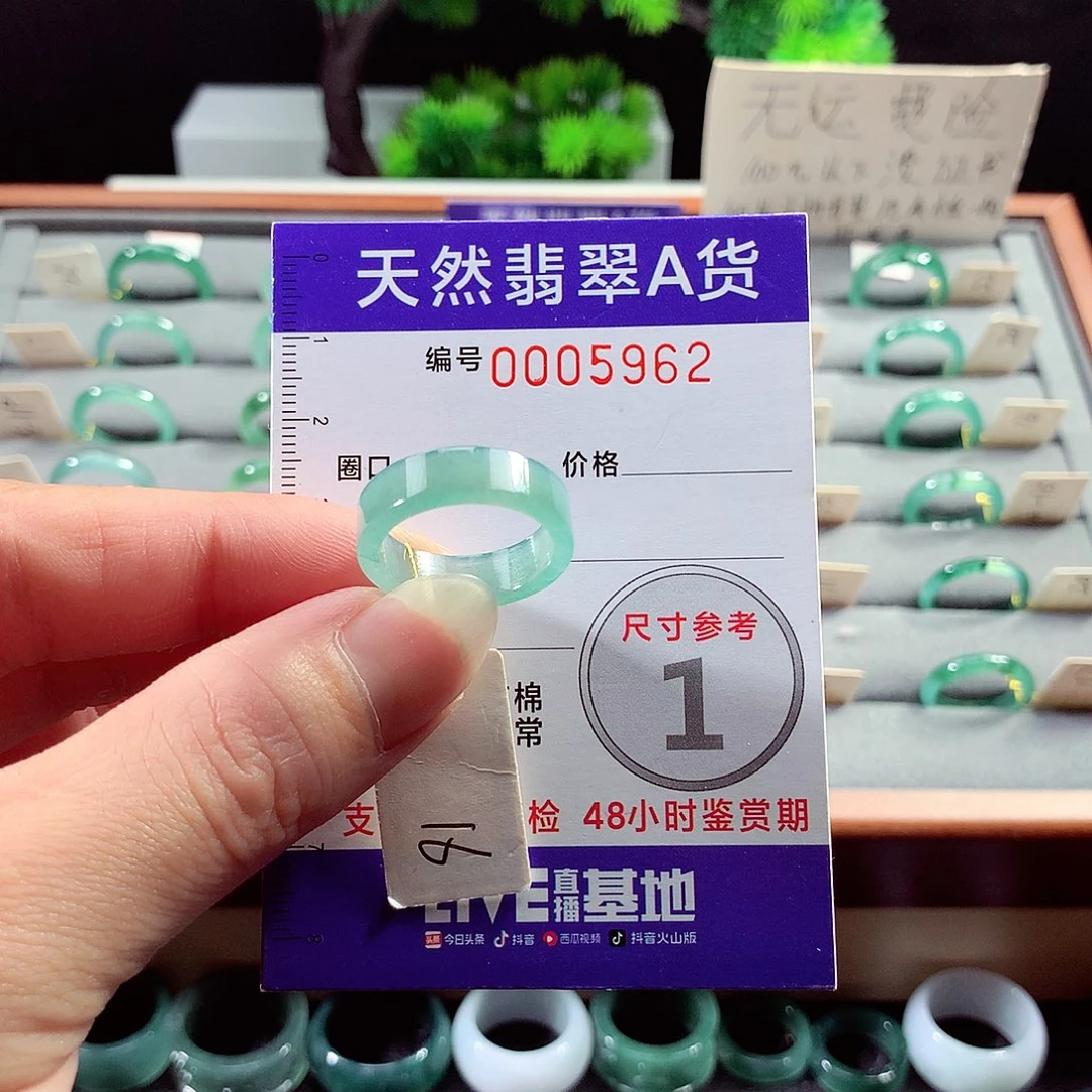翡翠戒指未镶嵌16号