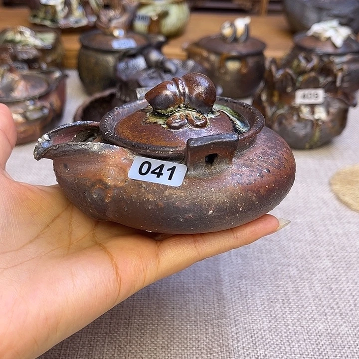 一***兮裸柴烧陶瓷手工茶器