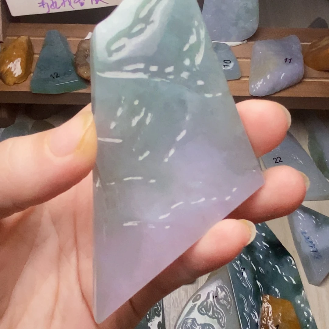 翡翠未镶嵌颈饰天然