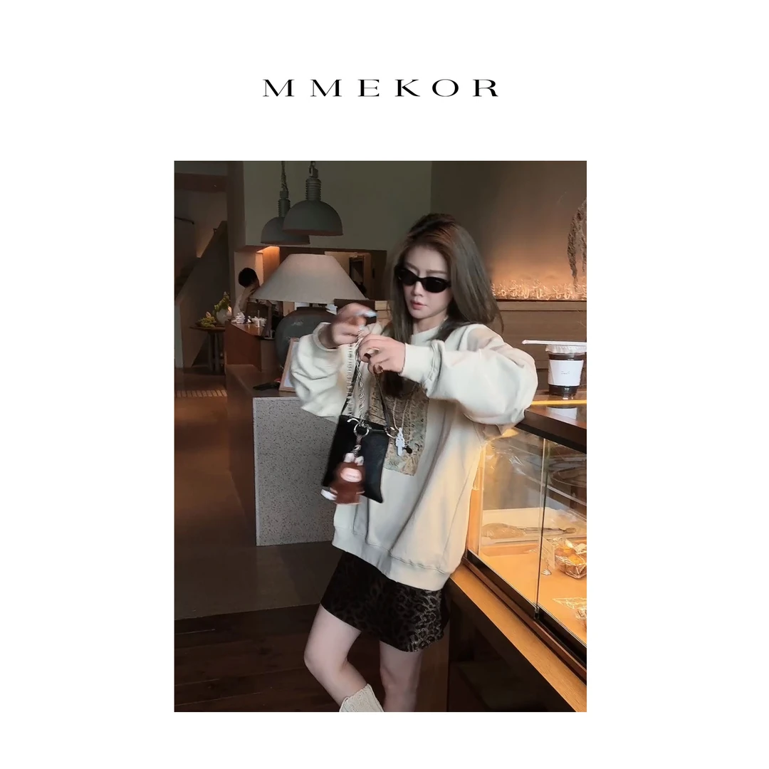 MMEKOR“疗愈美学”卫衣 2025新款秋款活力常青藤上衣 30521