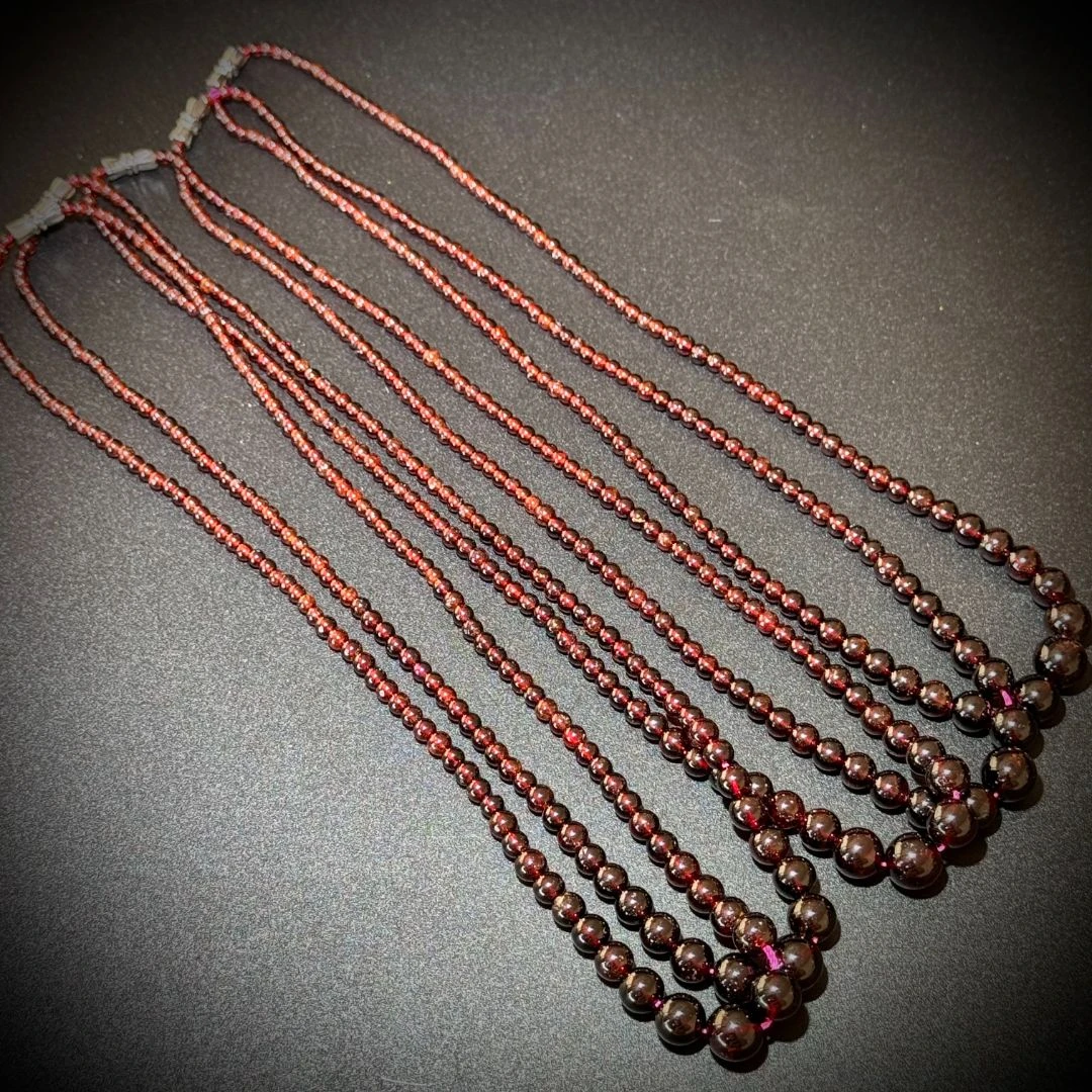 【貝勒爺】S979石榴石轻奢塔链项链多样性发一