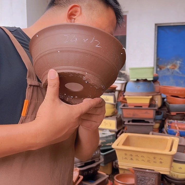 紫砂花盆紫砂花盆