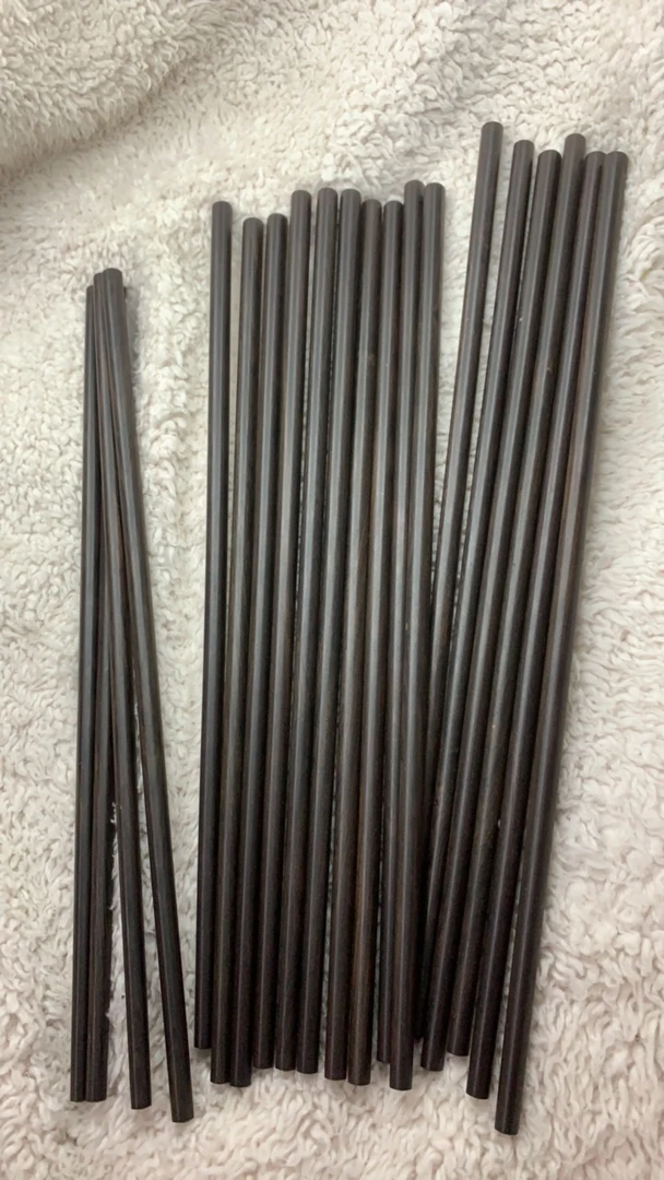 正宗紫光檀东非黑黄檀全品无瑕木筷 有纹理 随机发货 作品有介绍