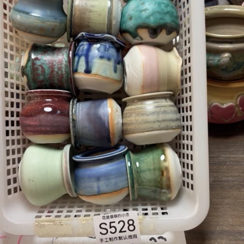 紫砂花盆微瑕528口径3.5zuo y