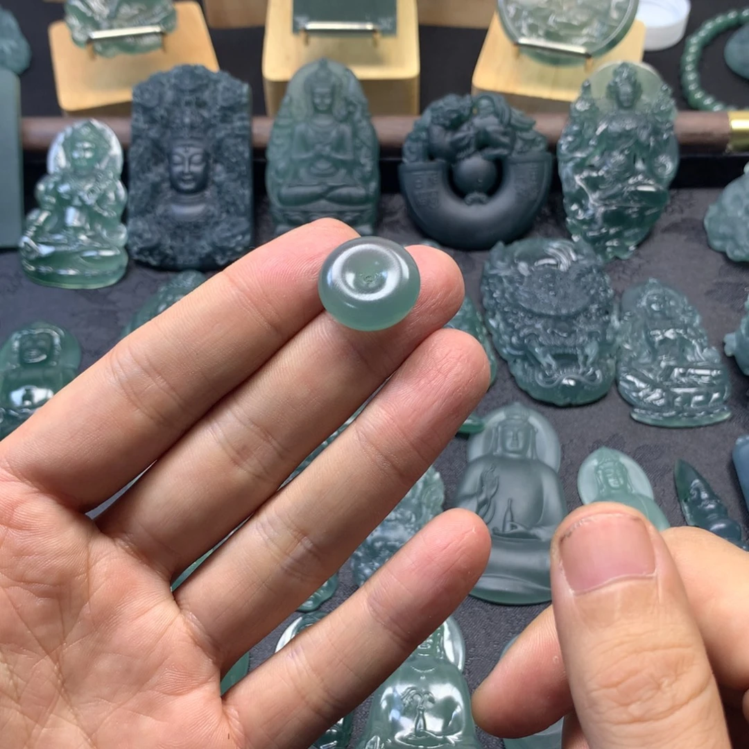 翡翠未镶嵌颈饰翡翠平安扣