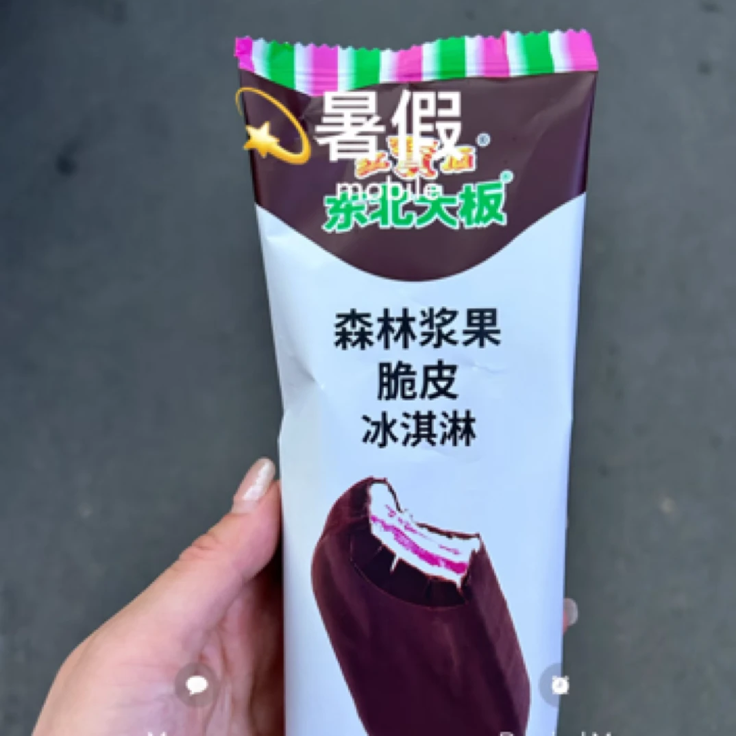 东北大板森林浆果脆皮冰激凌