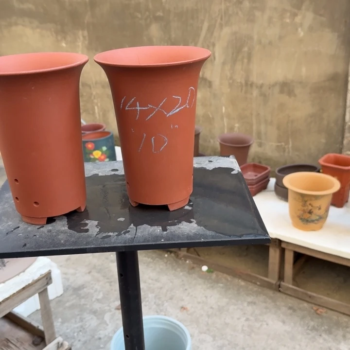 高度20口径14俩只 紫砂