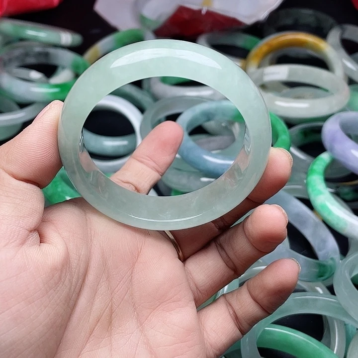 未镶嵌手镯翡翠紫****语