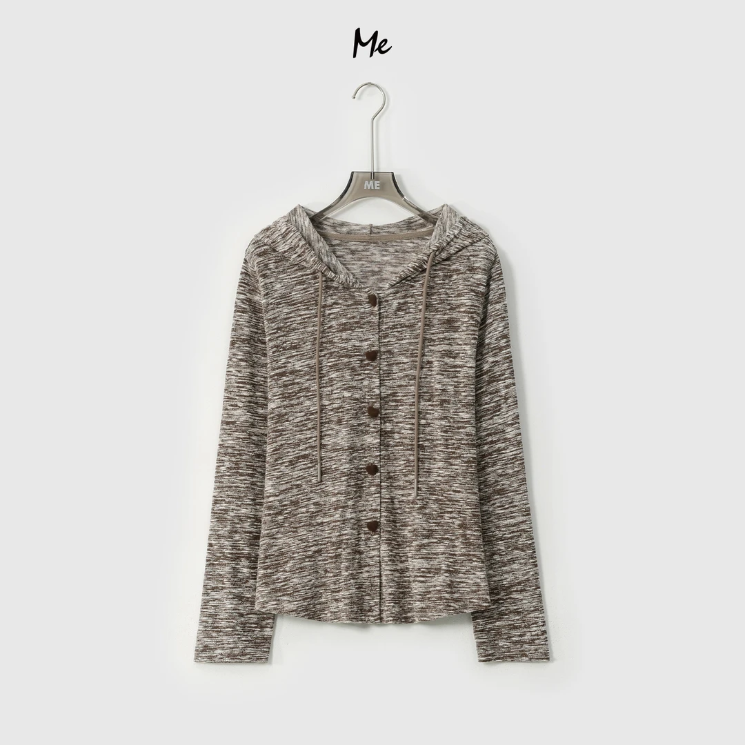 ME【流星纱帽衫】轻奢极简百搭时尚通勤设计款上衣MEQA2195