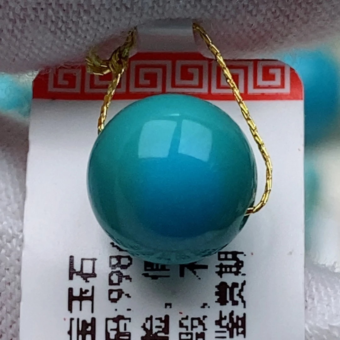 未镶嵌绿松石珠珠