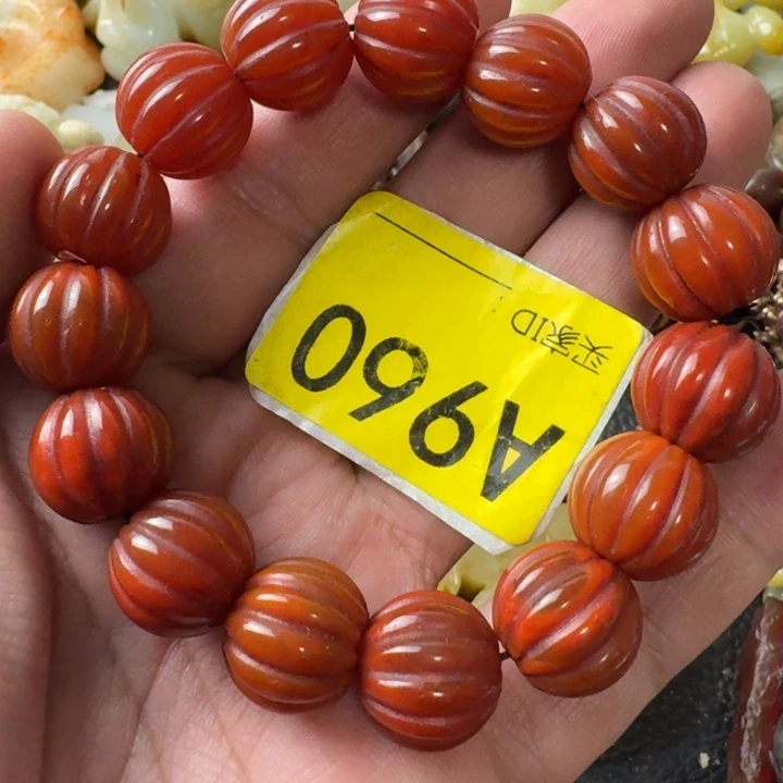 终***平玛瑙/玉髓未镶嵌颈饰