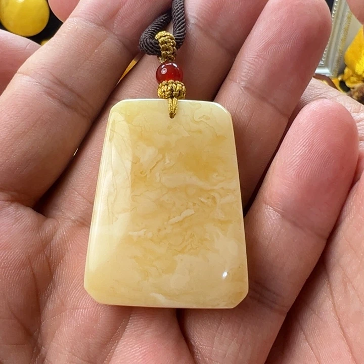 未镶嵌颈饰蜜蜡蜜蜡吊坠