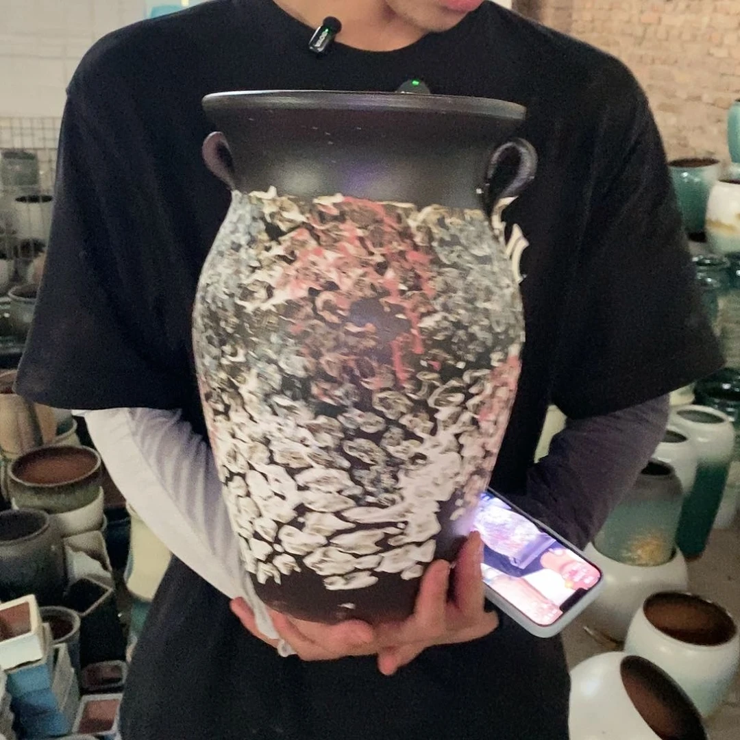 紫砂花盆瑕疵20/32……..