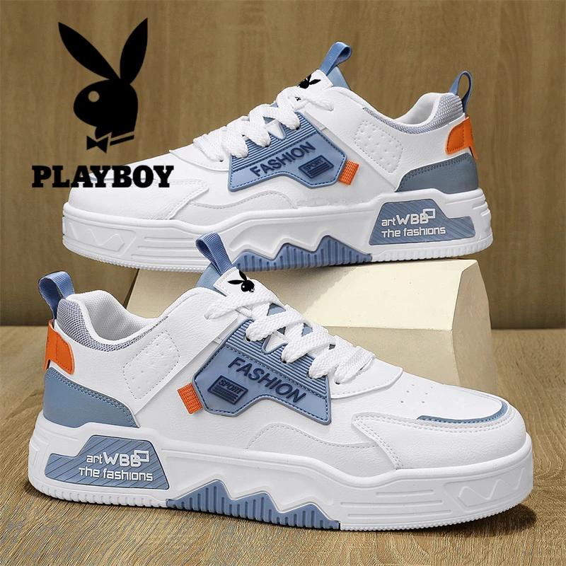 花花公子鞋子男款冬季男士高级感上档次板鞋学生休闲百搭厚底男鞋