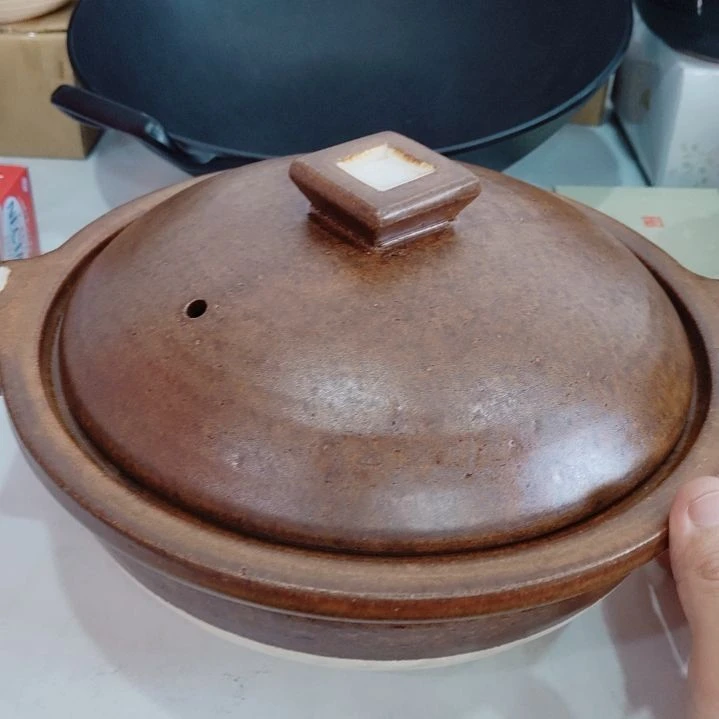 201不锈钢大号咖色砂锅…………