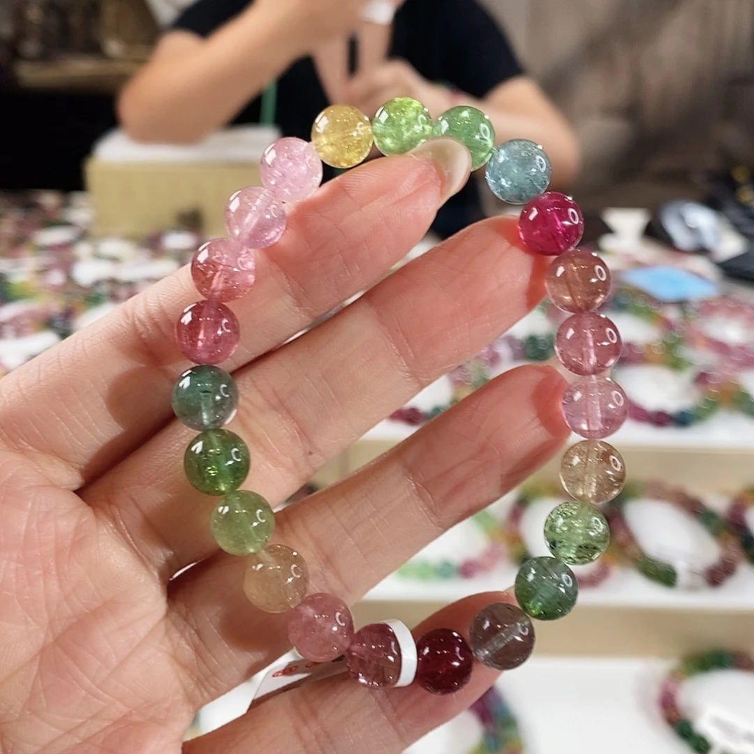 手链未镶嵌碧玺G2428单圈颜色微差
