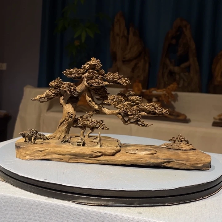 阴沉木意境摆件工艺品