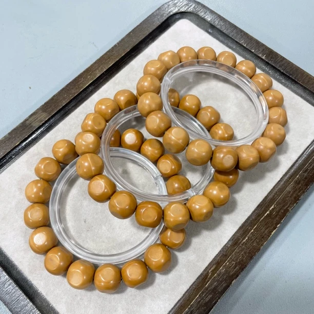 B652【六方】猴头核桃单圈手串（底色 尺寸 颗数 多样发其一）